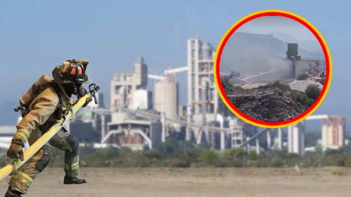 Se incendia cementera en Hidalgo, guardias niegan entrada a bomberos | VIDEO