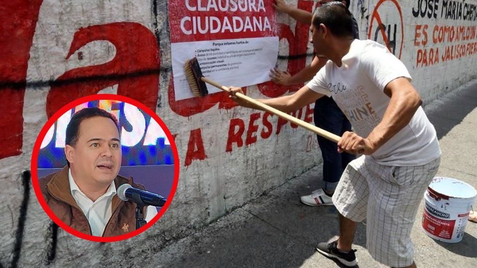 La acción ciudadana de 'clausurar' bardas de las 'corcholatas' podría replicarse en Guanajuato