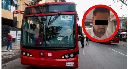 Chofer de Metrobús amenaza con una pistola a otro conductor en Venustiano Carranza