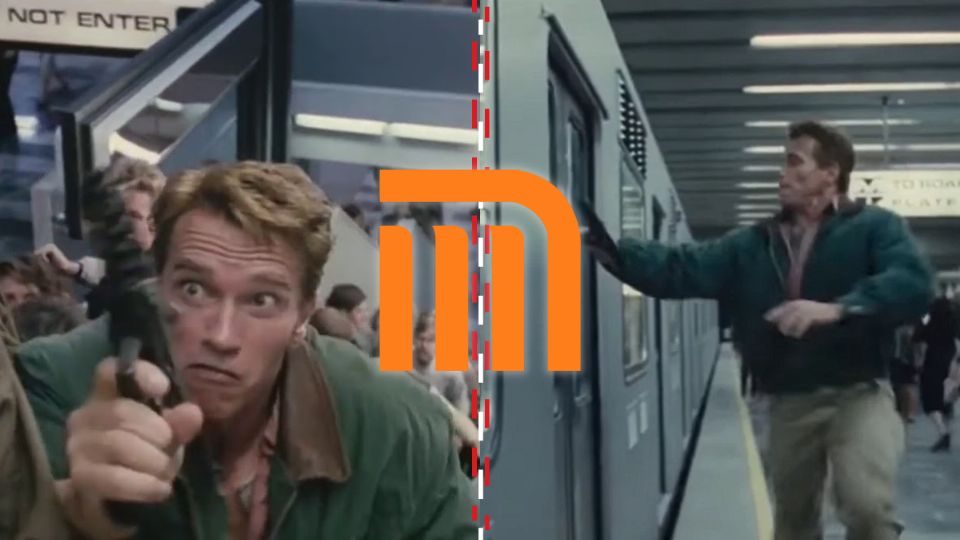 Arnold Schwarzenegger protagonizó una película en el Metro de la Ciudad de México