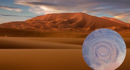 ¿Qué es el MISTERIOSO ojo del Sahara? Sólo se puede VER desde el espacio