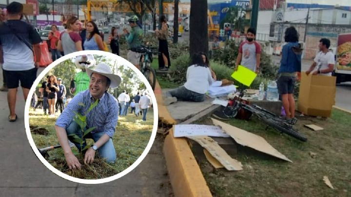 No es legítimo, nomás es por próximas elecciones: Cuitláhuac a manifestación en Xalapa
