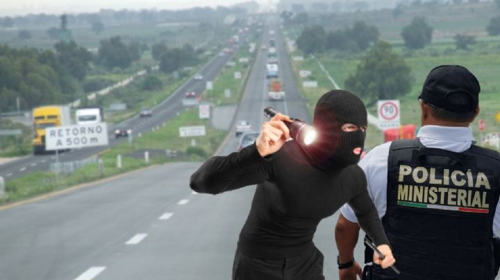 Ladrones fingen ser judiciales para asaltar sobre la Pachuca-Ciudad Sahagún