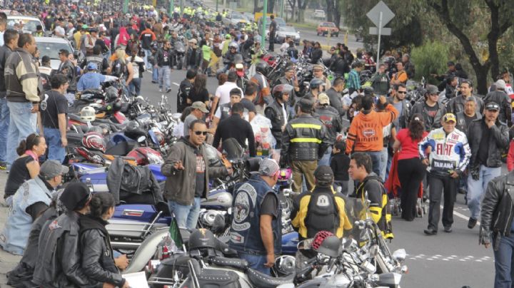 Motocicletas invaden CDMX: Así fue la rodada masiva