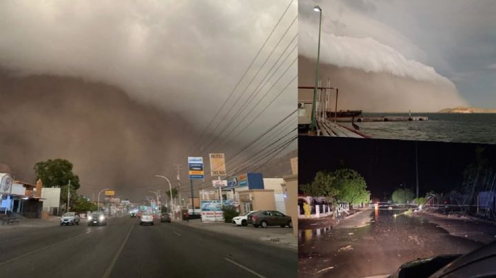 VIDEO: Impresionante tormenta de arena causa terror y destrozos en Sonora