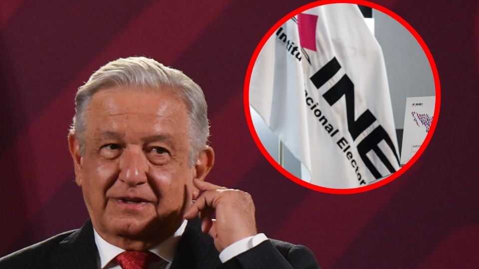 ' El INE es como la Santa Inquisición, el INE y el Tribunal y la Corte es como el instituto de la censura', dijo López Obrador.