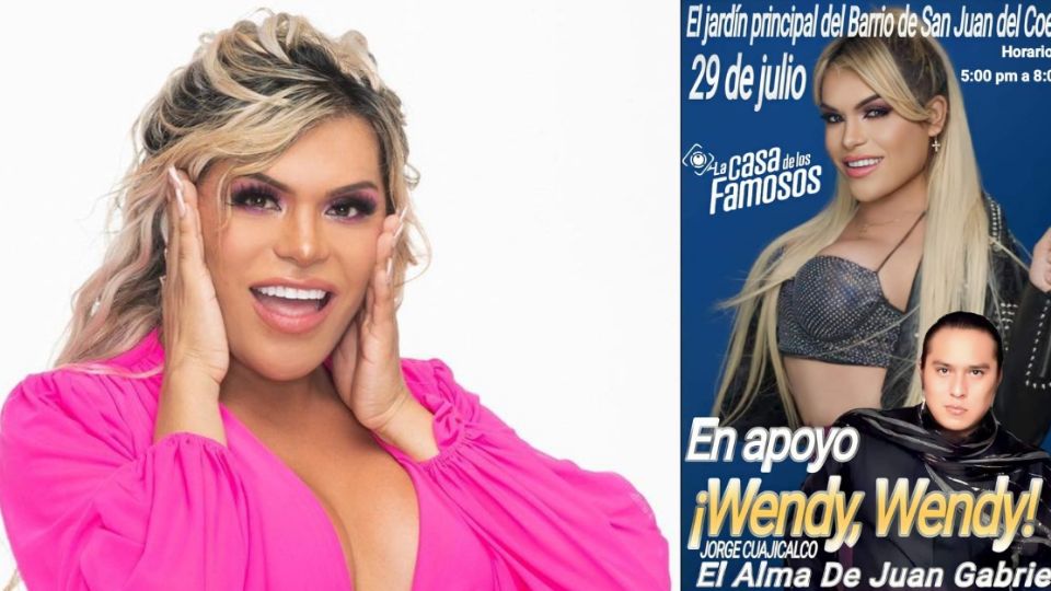 La fiesta en apoyo a Wendy Guevara será el sábado 29 de julio en el Jardín de San Juan del Coecillo a las 5:00 de la tarde.