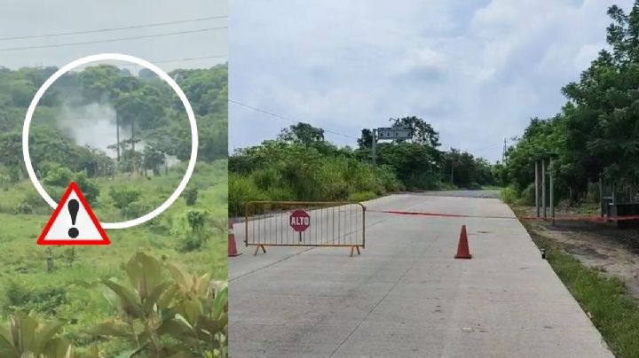 Alertan por fuga Pemex al sur de Veracruz; cierran carretera Nanchital-El Chapo