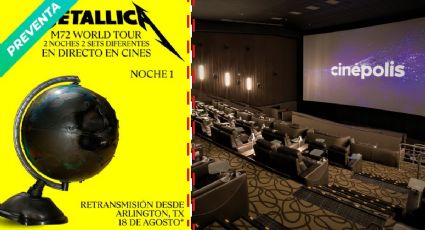 ¡Metallica en el cine!: Fechas y horarios del M72 World Tour