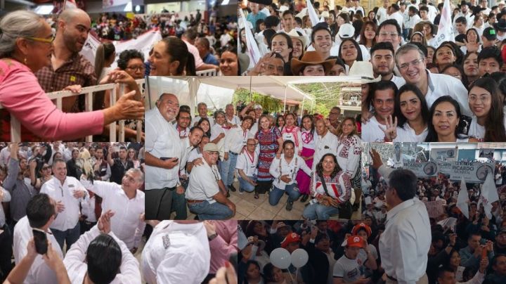 Esto fue lo que hicieron las corcholatas y "la presidenciable" el fin de semana