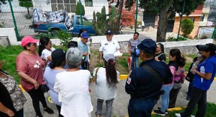 Autoridades y vecinos de Naucalpan recorren puntos de riesgo en Lomas de San Agustín