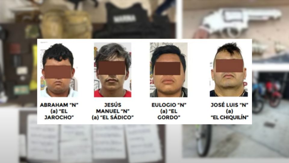 Presuntos narcotraficantes detenidos