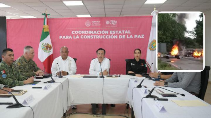 Cuitláhuac minimiza quema de vehículos en Tantoyuca; fue pelea de manifestantes