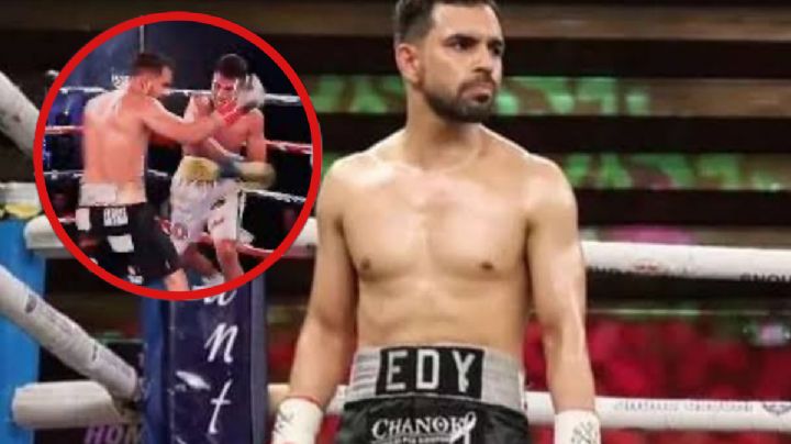 Él es Edy Valencia, el boxeador mexicano que lucha por su vida tras nocaut