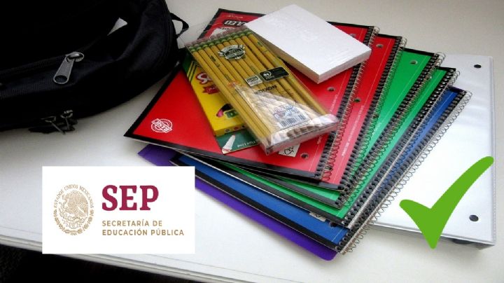 SEP: Esta es la LISTA OFICIAL de útiles escolares para el ciclo escolar 2023-2024