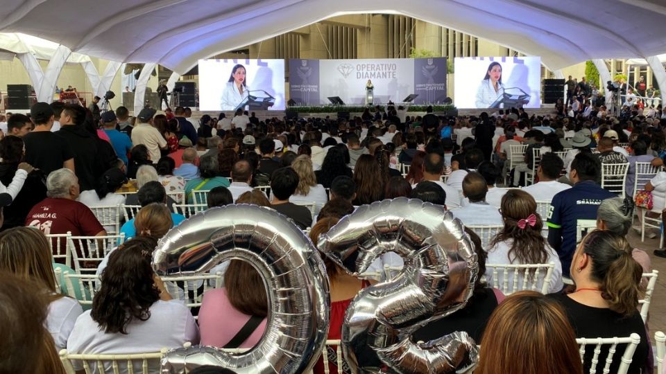 La alcaldesa Sandra Cuevas subrayó que el objetivo principal del Operativo Diamante es 'regresar las calles de los vecinos' y que tengan una alcaldía segura, en donde puedan caminar con libertad y tranquilidad