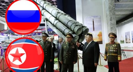 Corea del Norte: Kim Jong-un y ministro de Defensa ruso visitan exposición de armamento
