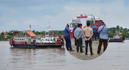 Empleados de transbordadores de Coatzacoalcos se van a paro por descuento de salarios