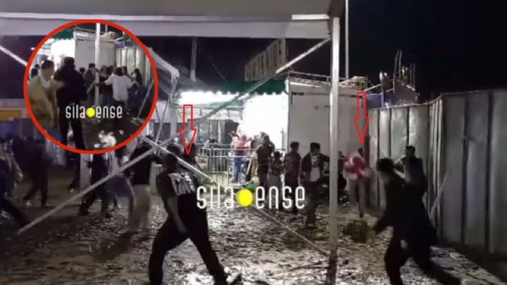 Zafarrancho en baile sonidero en la Feria de Silao