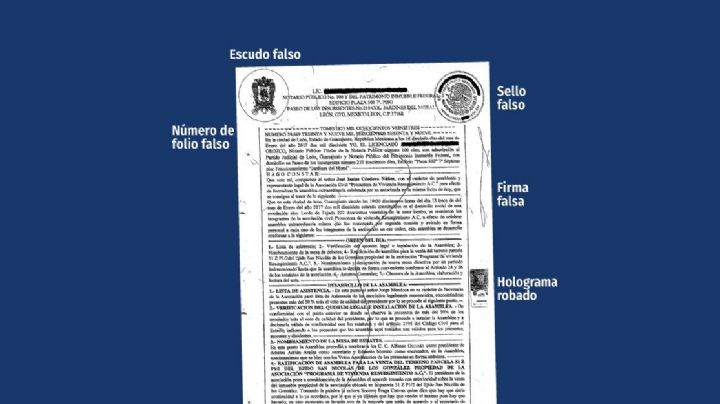 Así falsifican escrituras en Guanajuato: roban terrenos sin que se enteren los dueños