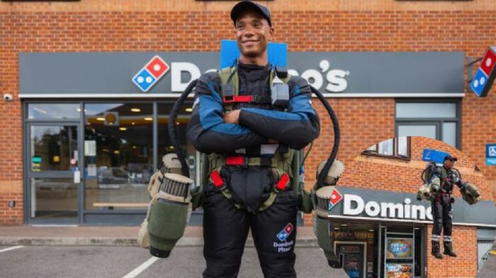 Así es el "traje volador" con el que pronto te podrían llegar las pizzas a tu casa