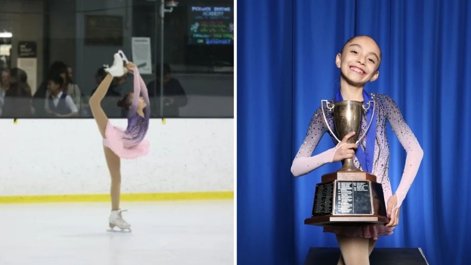 Isabela, jovencita nacida en León continúa su carrera en las pistas de hielo de los Estados Unidos.