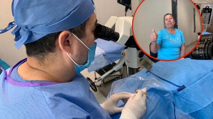 “Empecé a ver como humo”... así le llegaron las cataratas a Evangelina