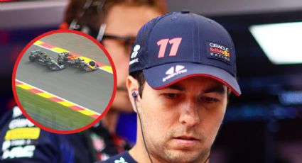 VIDEO: El golpe que dejó fuera a Checo Pérez de la carrera Sprint en el GP de Bélgica
