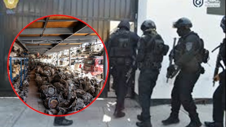 Confiscan 13 toneladas de autopartes en cateos en Iztapalapa; hay dos detenidos