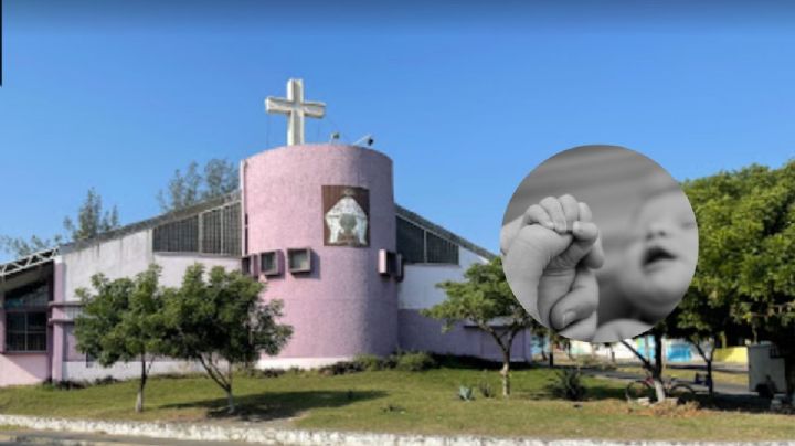 Rescatan a bebé abandonada en iglesia de la ciudad de Veracruz