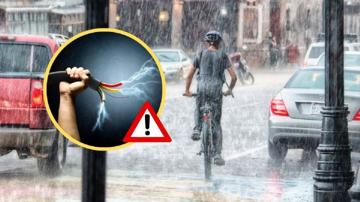 Durante lluvia, menor muere electrocutado en su bici, en Veracruz