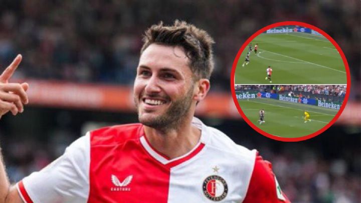 La polémica declaración de Santiago Giménez tras golazo con el Feyenoord