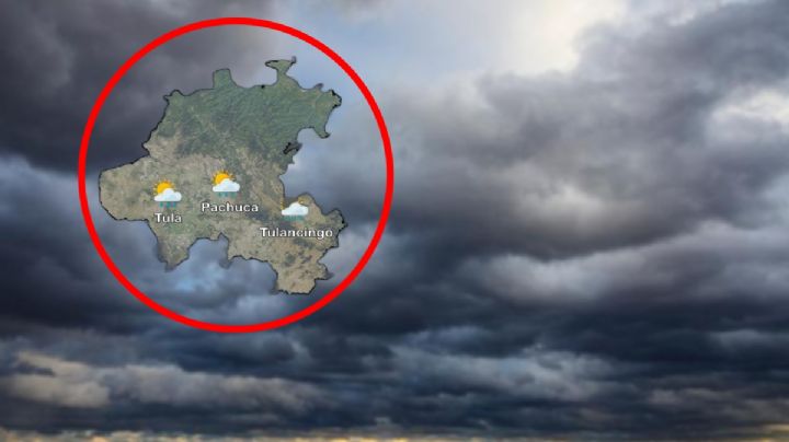 Será una semana de lluvias: así el reporte para hoy lunes en Hidalgo