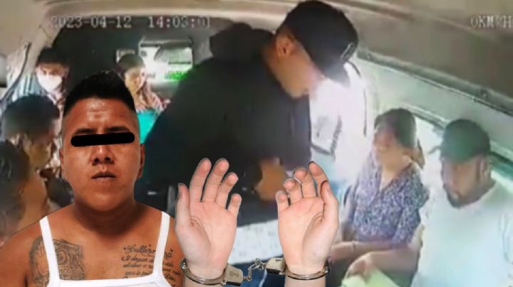 Arrestan a ladrón de combi en la México-Pachuca que solo quería billetes | VIDEO