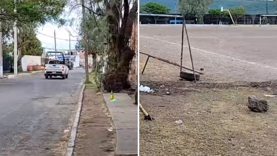 Los agresores huyeron dejando a 2 personas lesionadas.
