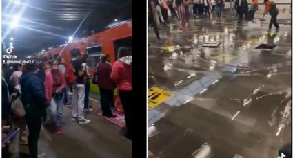 Metro CDMX: Inundaciones y desalojos por la lluvia | VIDEOS