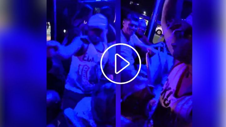 VIDEO: Jarocho arma fiesta en camión de Veracruz, ¡con todo y estriptis!