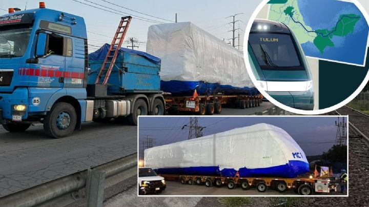 Trasladan vagones de Tren Maya: ¿Por qué municipios de Veracruz pasará convoy?