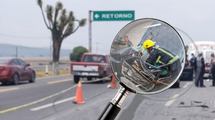 Chofer queda como “taco” en su Honda y sobrevive; familiares riñen | FOTOS