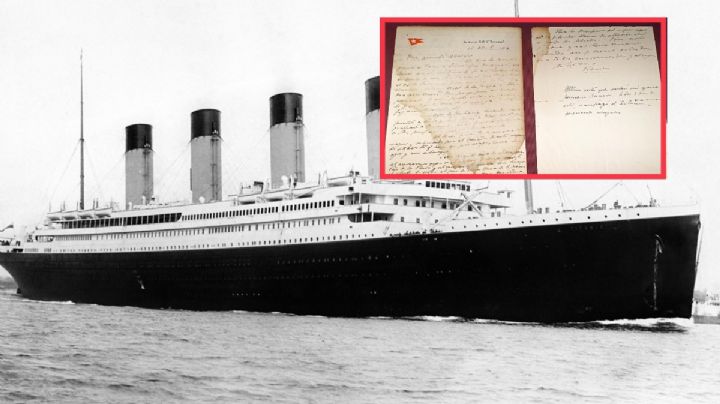 A más de un siglo, sale a la luz una carta escrita desde el Titanic: ¿Qué dice?