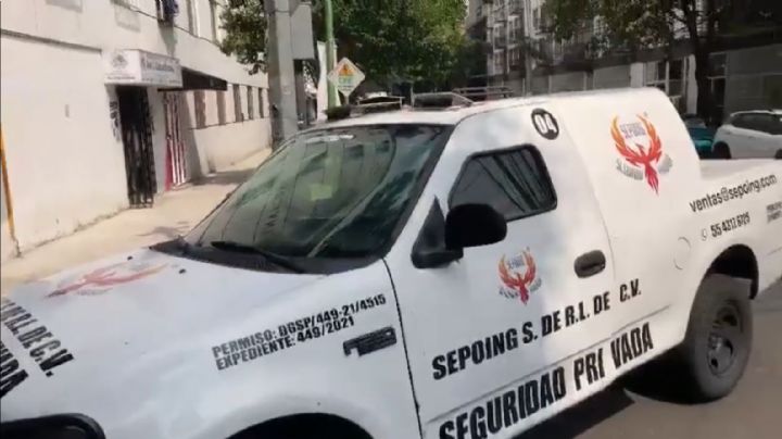 VIDEO | Ladrones en moto roban camioneta de valores en la colonia San Rafael, en Cuauhtémoc