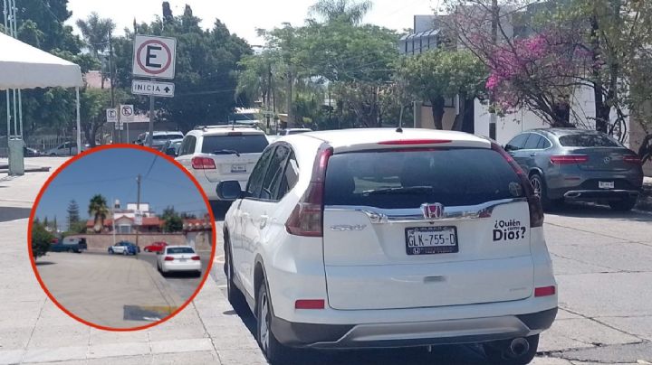 Con el perdón de Dios: feligreses violan reglamento de tránsito