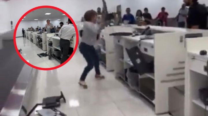 Dejan en libertad a "Lady Aeropuerto"; paga daños al AICM