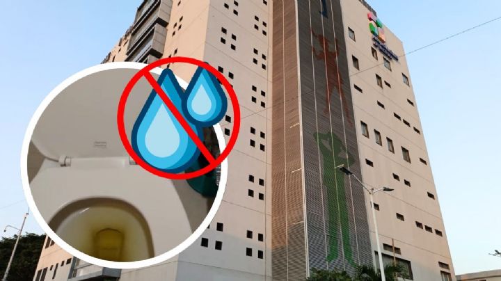 Empleados reportan nuevo corte de agua en Torre Pediátrica Veracruz