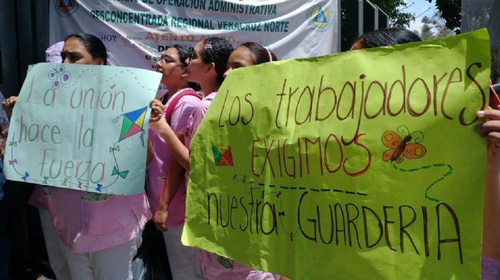 Guardería IMSS: Derechohabientes exigen atención de sus hijos en Cardel