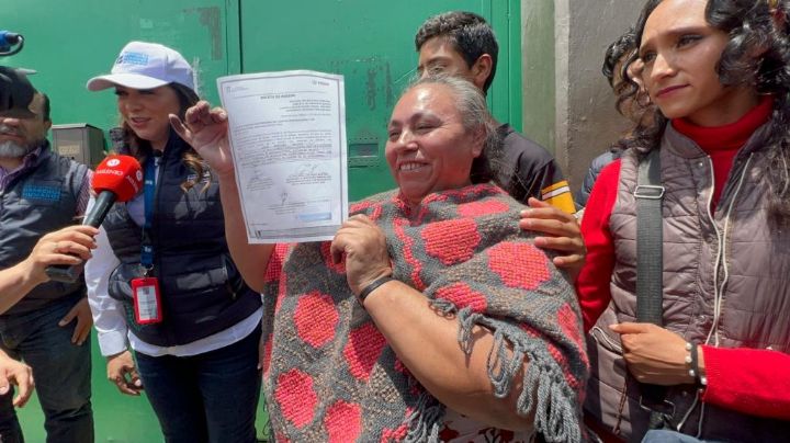 Liberan por amnistía a Delfina, luego de 10 años presa