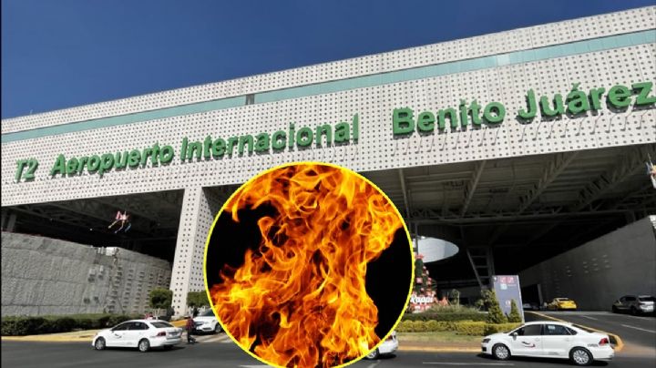 Conato de incendio en Terminal 2 de AICM provoca retrasos en varios vuelos