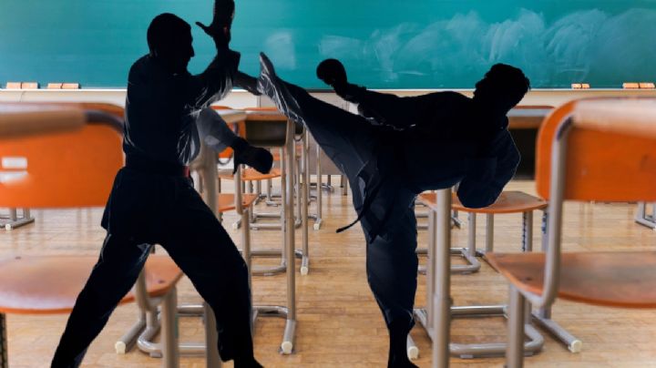 Se arma la campal en escuela secundaria de Pachuca | Video