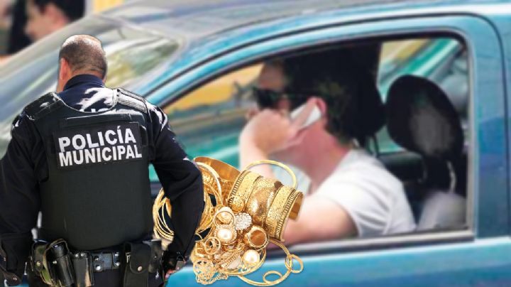 Ladrones de CDMX intentan sobornar con joyas a policías de Pachuca; son arrestados