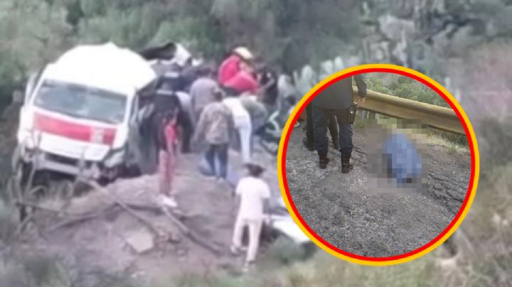 Combi que venía del Real se va a barranco casi al llegar a Pachuca; esto se sabe